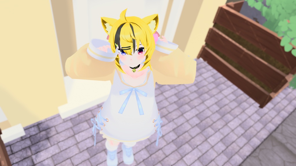 【47アバター対応】ねこねこぱーかー【アパレルコラボ中】