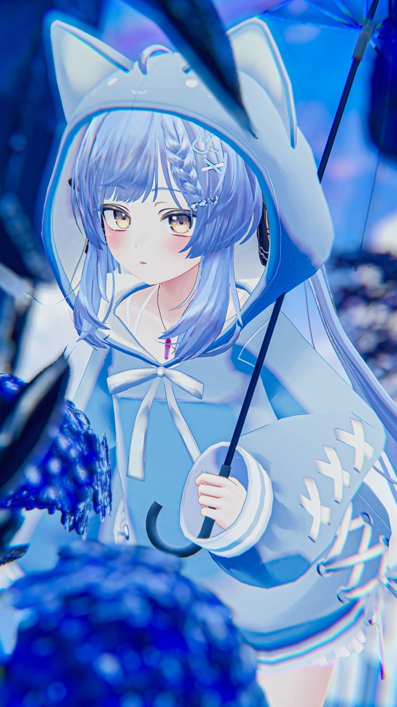 【47アバター対応】ねこねこぱーかー【アパレルコラボ中】