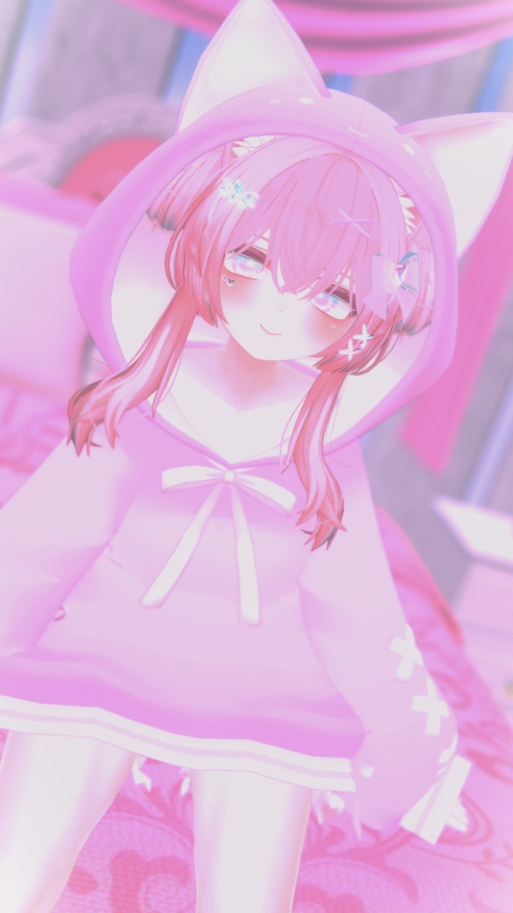 【47アバター対応】ねこねこぱーかー【アパレルコラボ中】