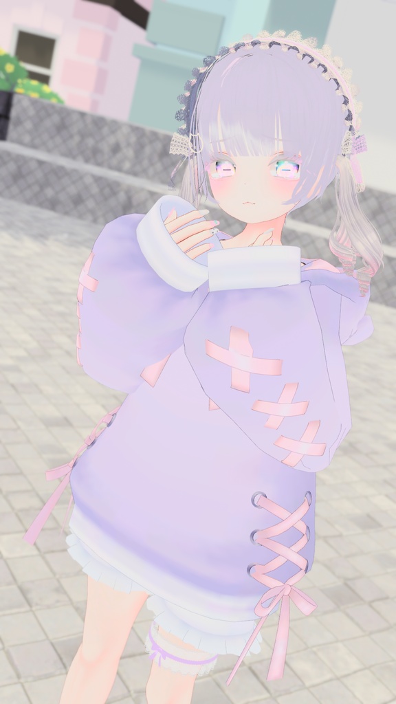 【47アバター対応】ねこねこぱーかー【アパレルコラボ中】