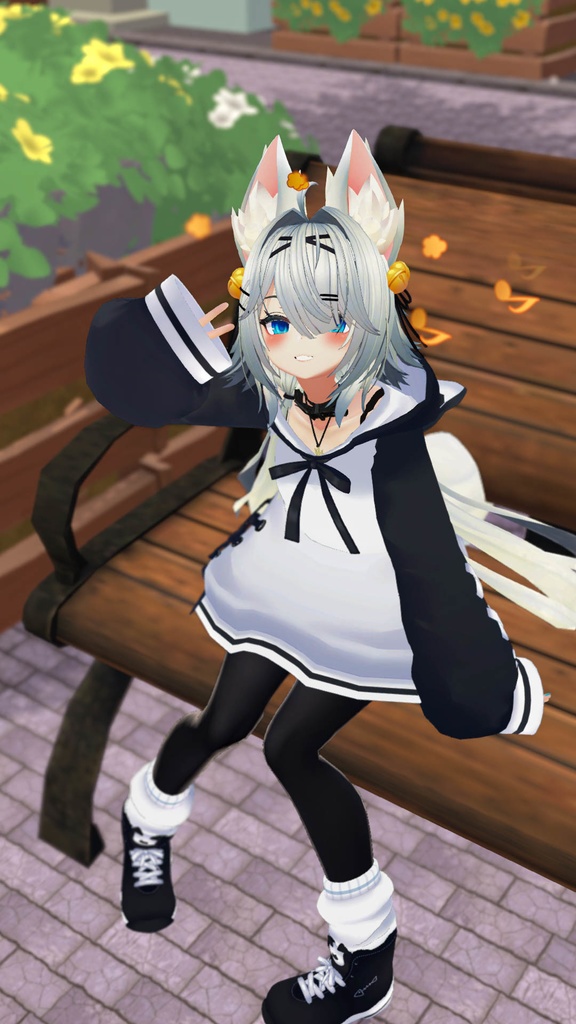 【47アバター対応】ねこねこぱーかー【アパレルコラボ中】