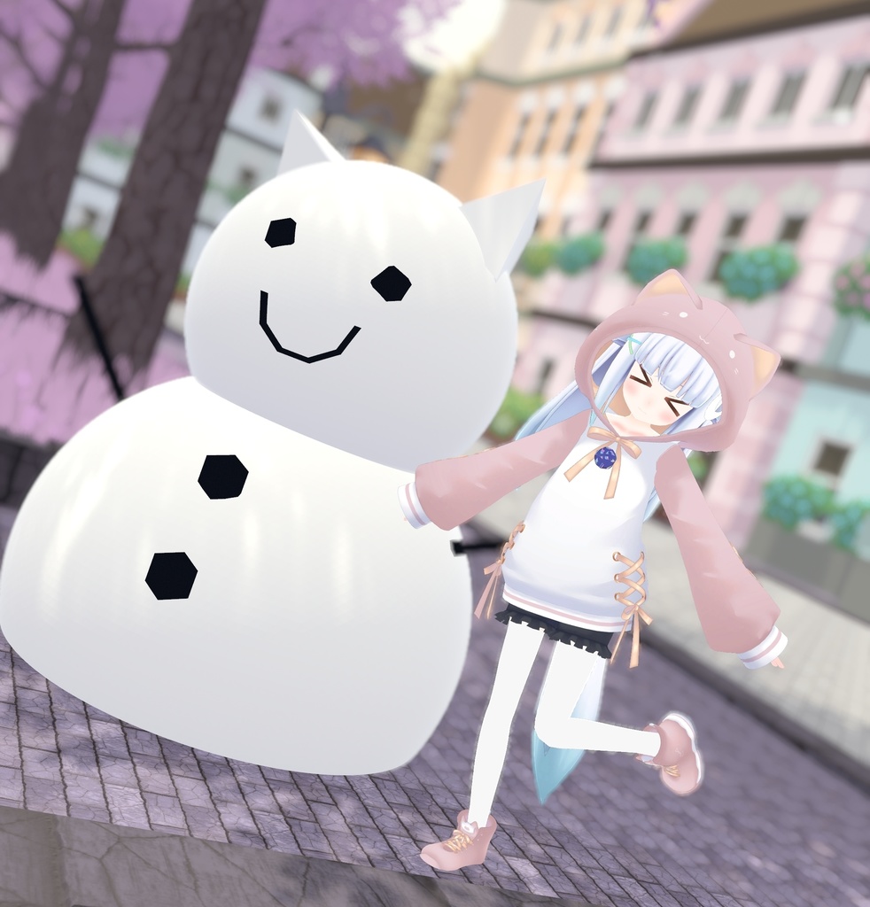 【47アバター対応】ねこねこぱーかー【アパレルコラボ中】