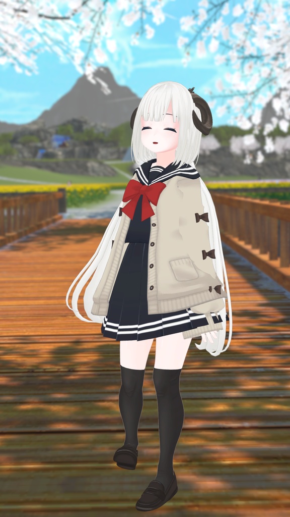 【43アバター対応】りあちゃん制服【PB対応】