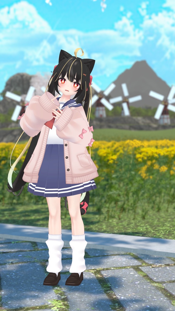 【43アバター対応】りあちゃん制服【PB対応】