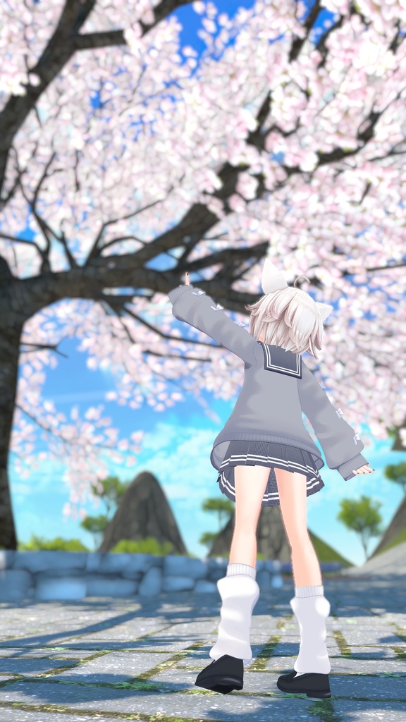 【43アバター対応】りあちゃん制服【PB対応】