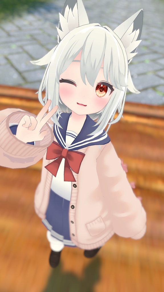 【43アバター対応】りあちゃん制服【PB対応】