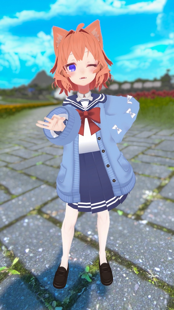 【43アバター対応】りあちゃん制服【PB対応】