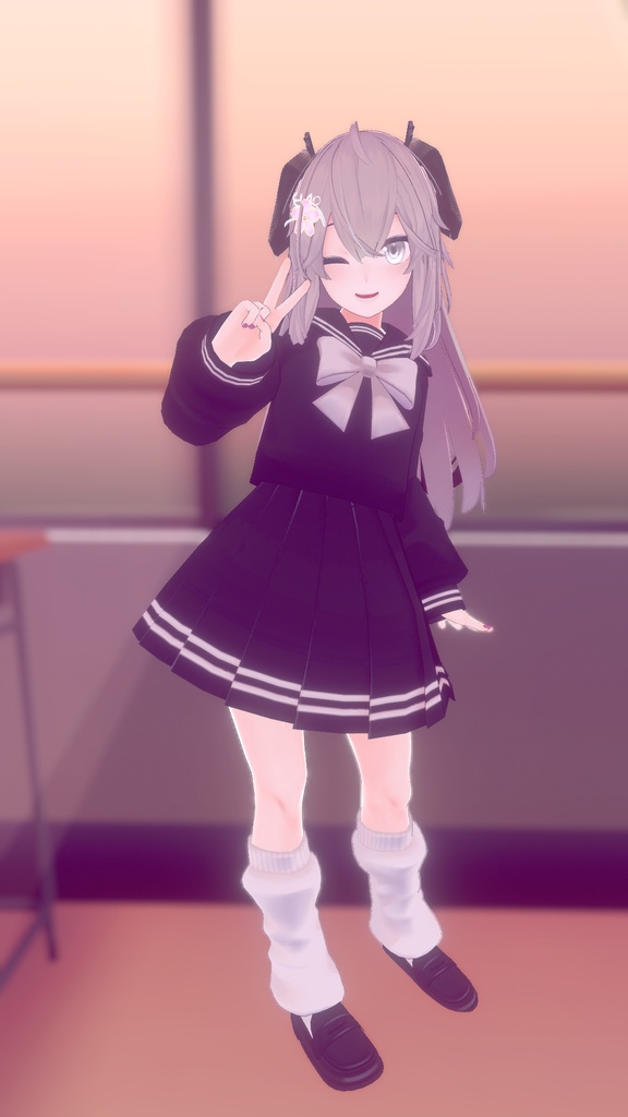 【43アバター対応】りあちゃん制服【PB対応】