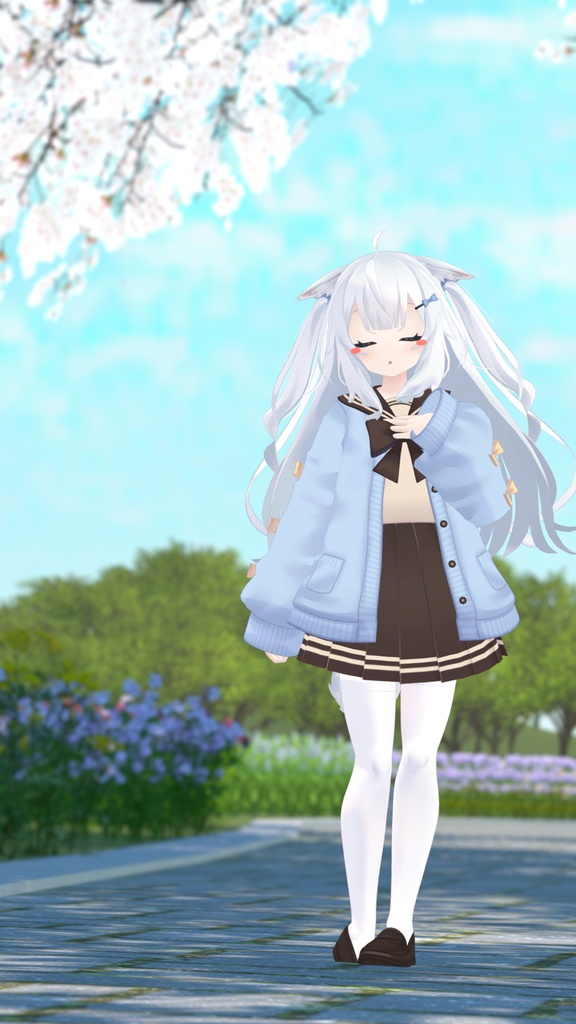 【オリジナル3Dモデル】りあちゃん&りあちゃん推しコーデ【PB対応】