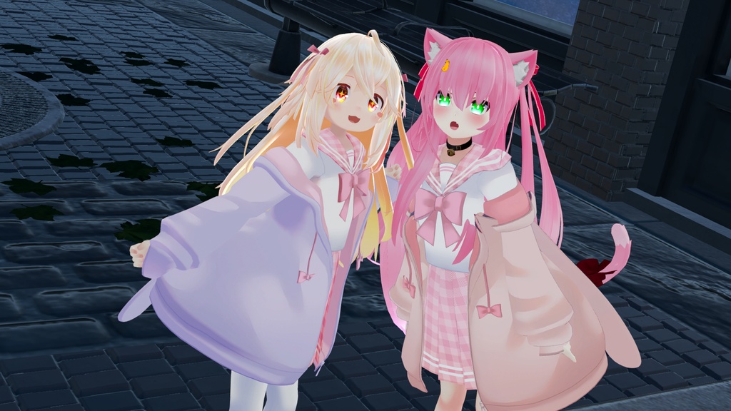 【43アバター対応】りあちゃんパーカーとこものセット【PB対応】