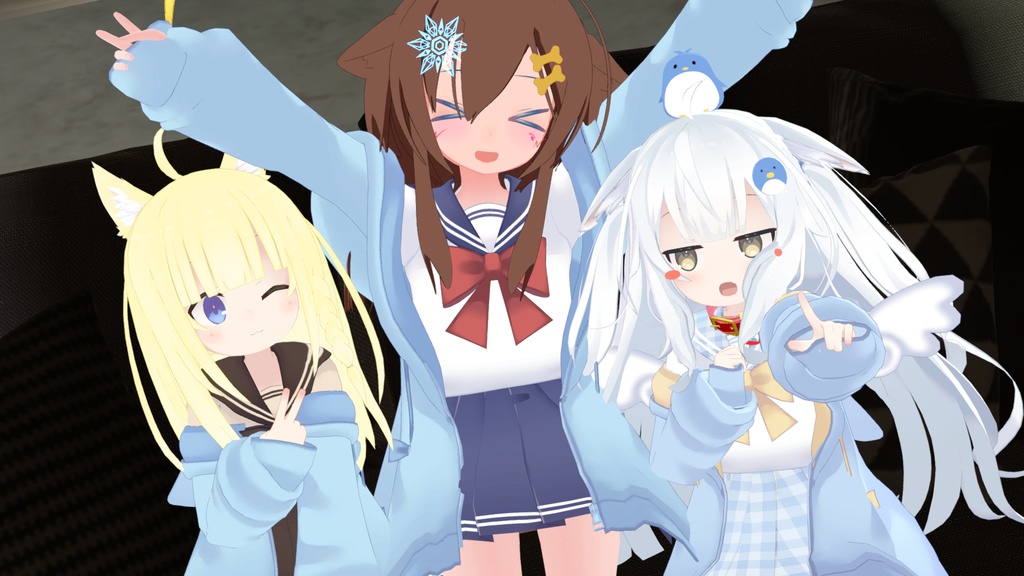 【43アバター対応】りあちゃんパーカーとこものセット【PB対応】