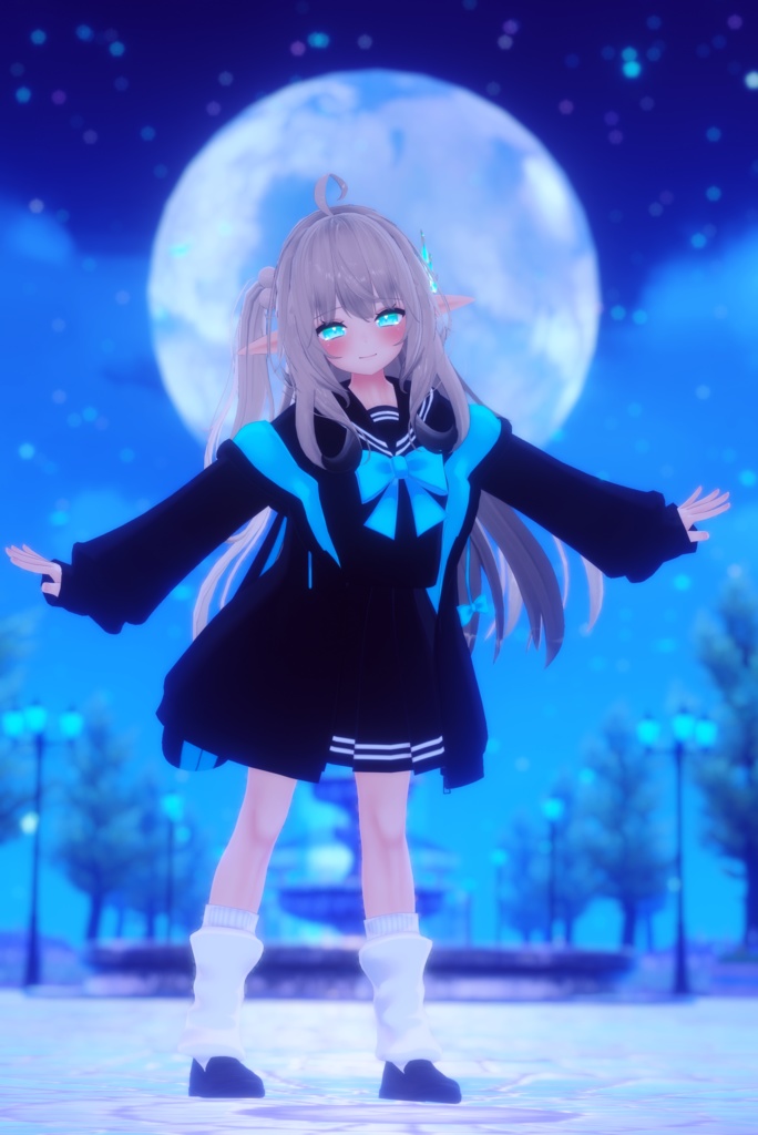 【43アバター対応】りあちゃんパーカーとこものセット【PB対応】