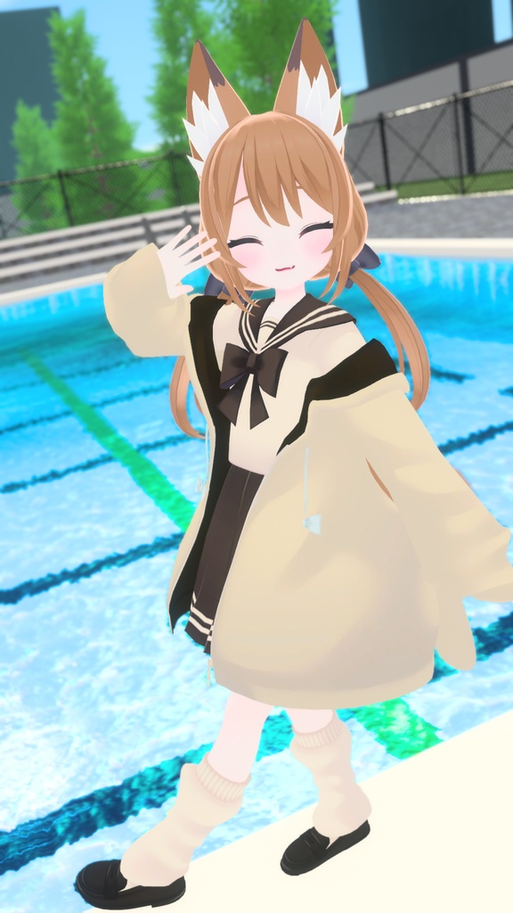 【43アバター対応】りあちゃんパーカーとこものセット【PB対応】