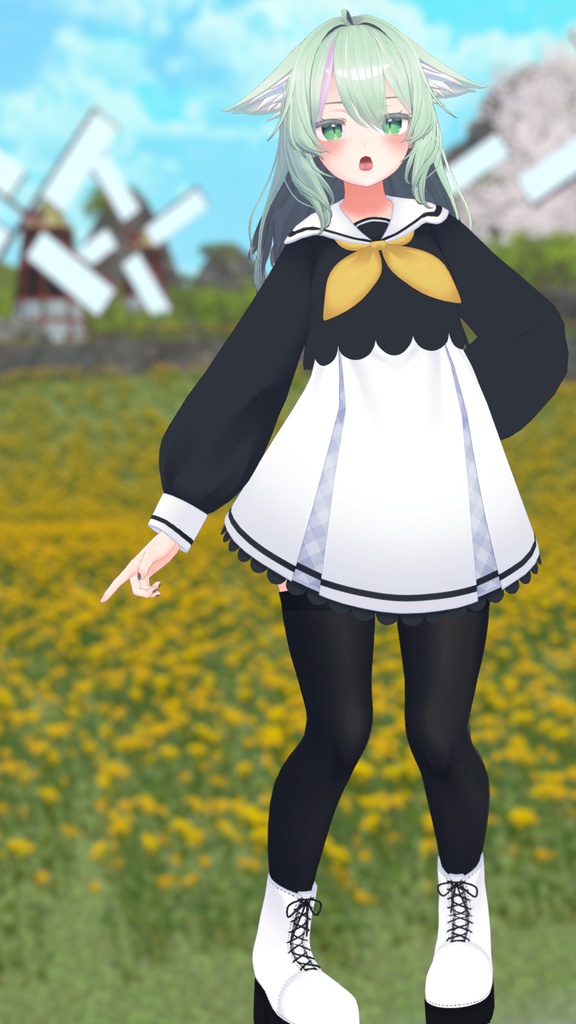 【29アバター対応】セーラーワンピース【PB対応】