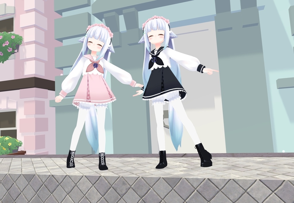 【29アバター対応】セーラーワンピース【PB対応】