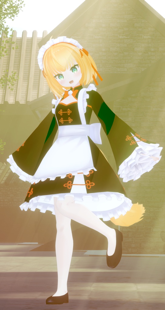 【34アバター対応】チャイナメイド【PB対応】