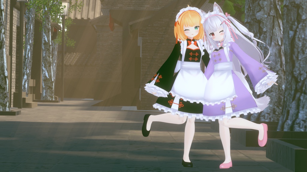 【34アバター対応】チャイナメイド【PB対応】