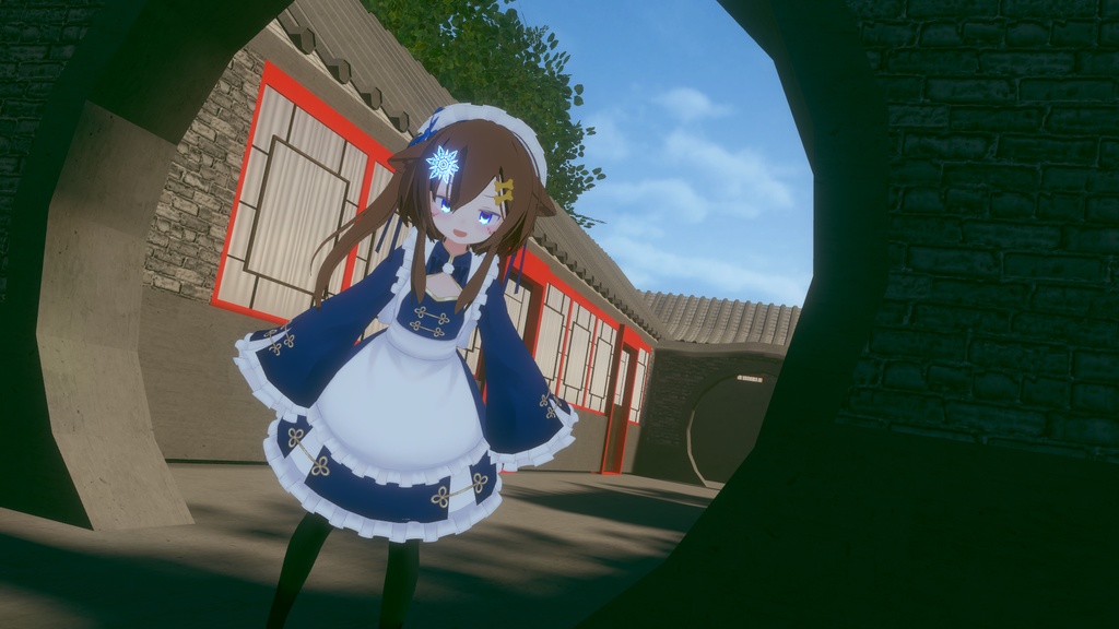 【34アバター対応】チャイナメイド【PB対応】