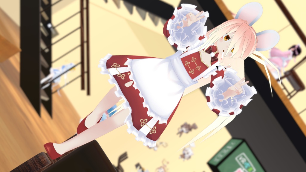 【34アバター対応】チャイナメイド【PB対応】