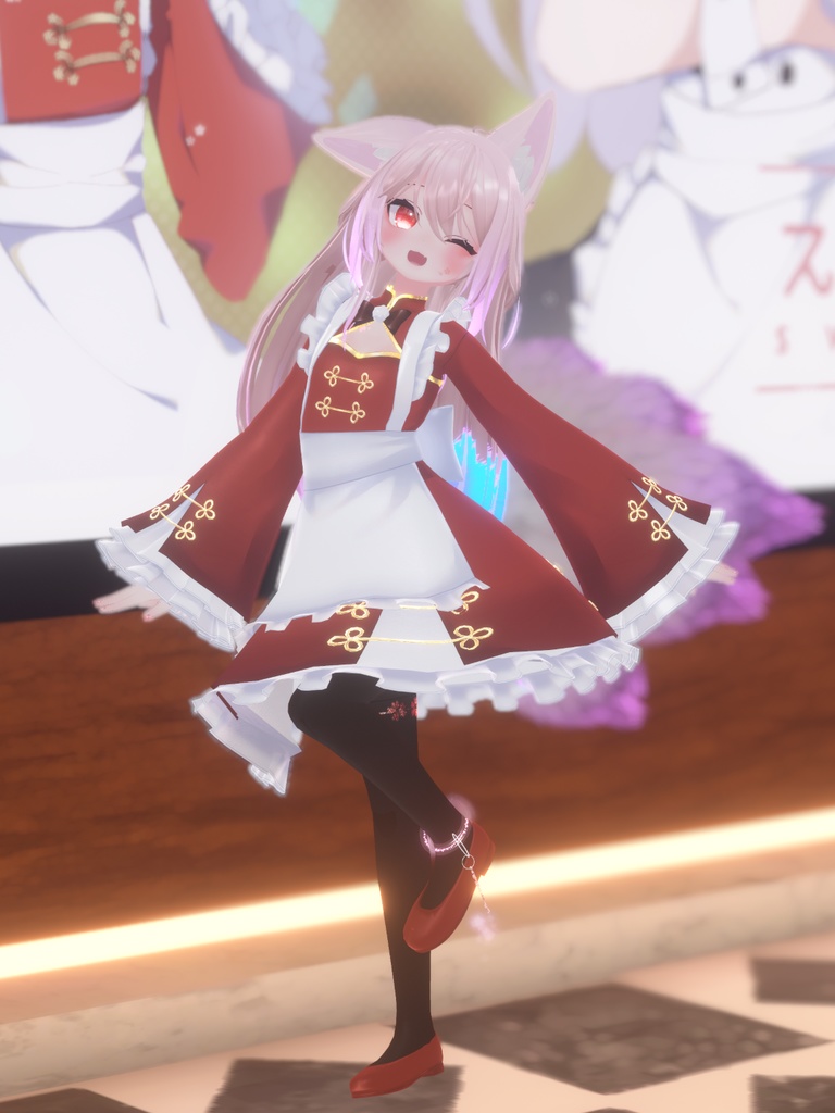 【34アバター対応】チャイナメイド【PB対応】