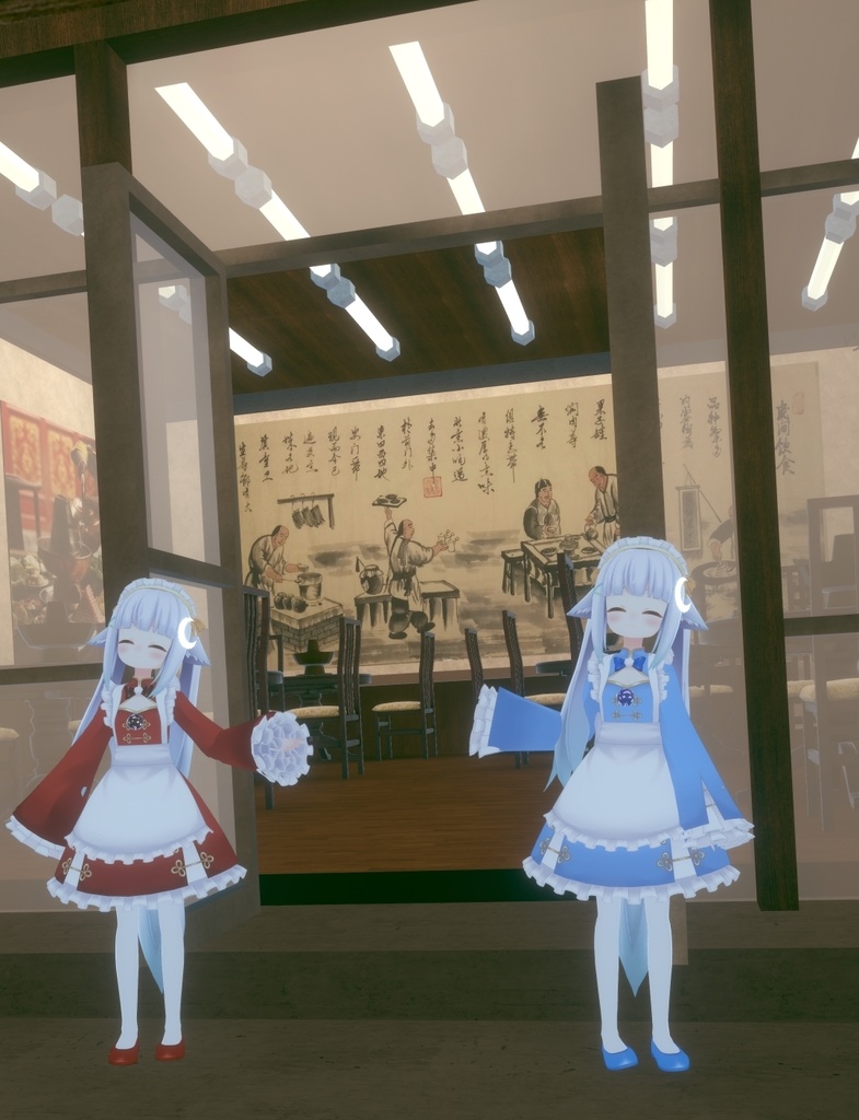 【34アバター対応】チャイナメイド【PB対応】