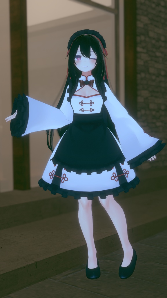 【34アバター対応】チャイナメイド【PB対応】