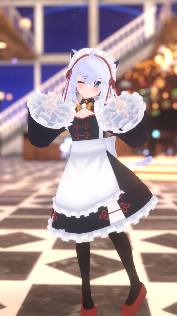 【34アバター対応】チャイナメイド【PB対応】