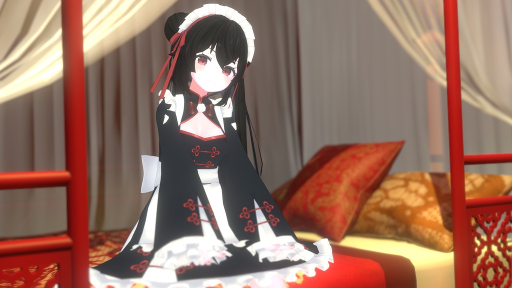 【34アバター対応】チャイナメイド【PB対応】