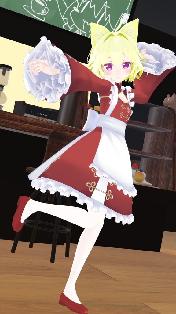 【34アバター対応】チャイナメイド【PB対応】