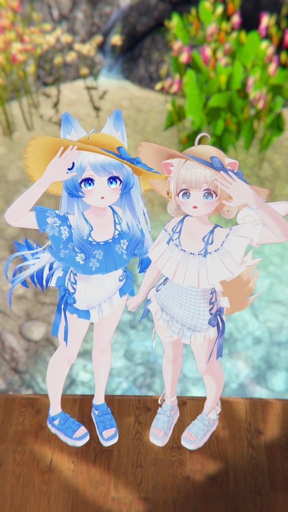 【47アバター対応】フリルワンピース水着