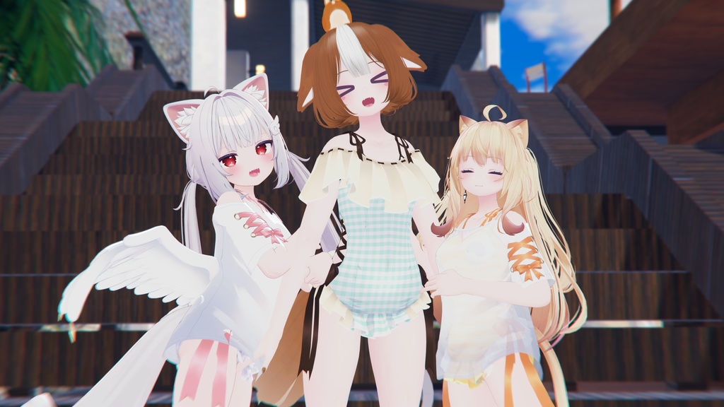 【47アバター対応】フリルワンピース水着