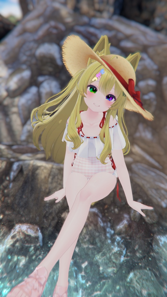 【47アバター対応】フリルワンピース水着