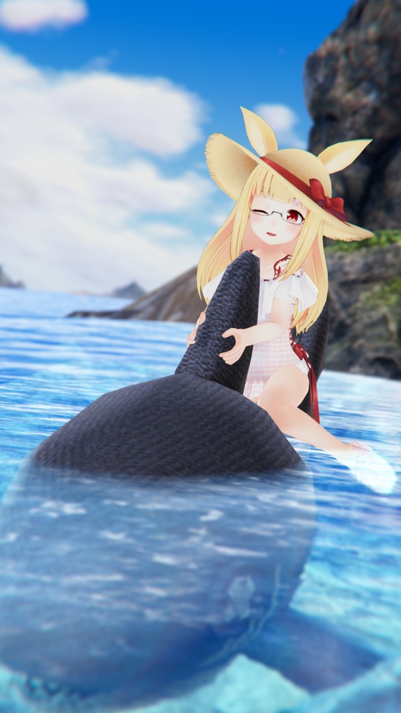 【47アバター対応】フリルワンピース水着