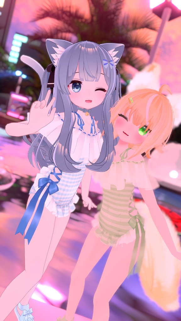 【47アバター対応】フリルワンピース水着