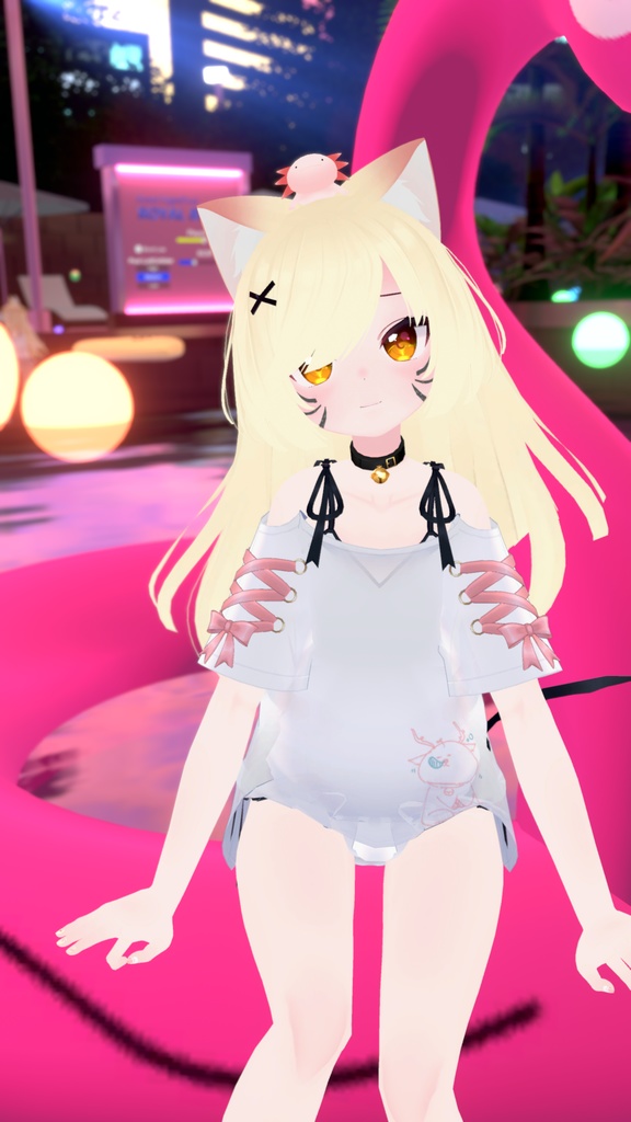 【47アバター対応】フリルワンピース水着