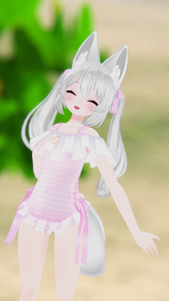 【47アバター対応】フリルワンピース水着