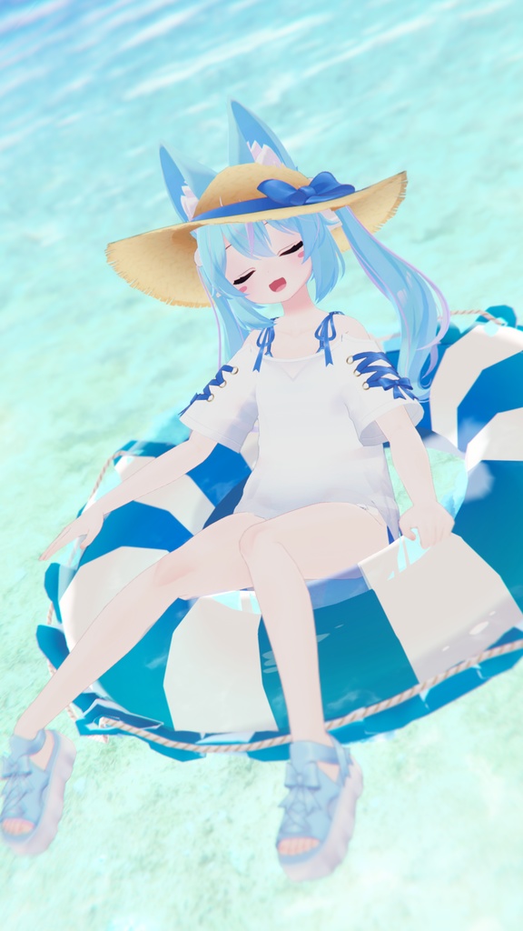 【47アバター対応】フリルワンピース水着