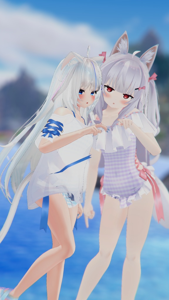 【47アバター対応】フリルワンピース水着