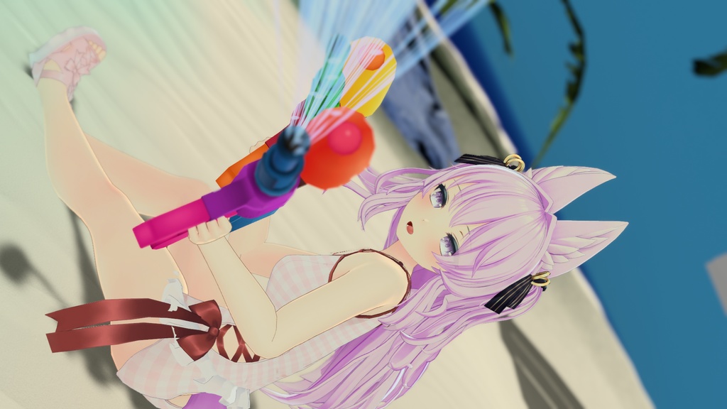 【47アバター対応】フリルワンピース水着