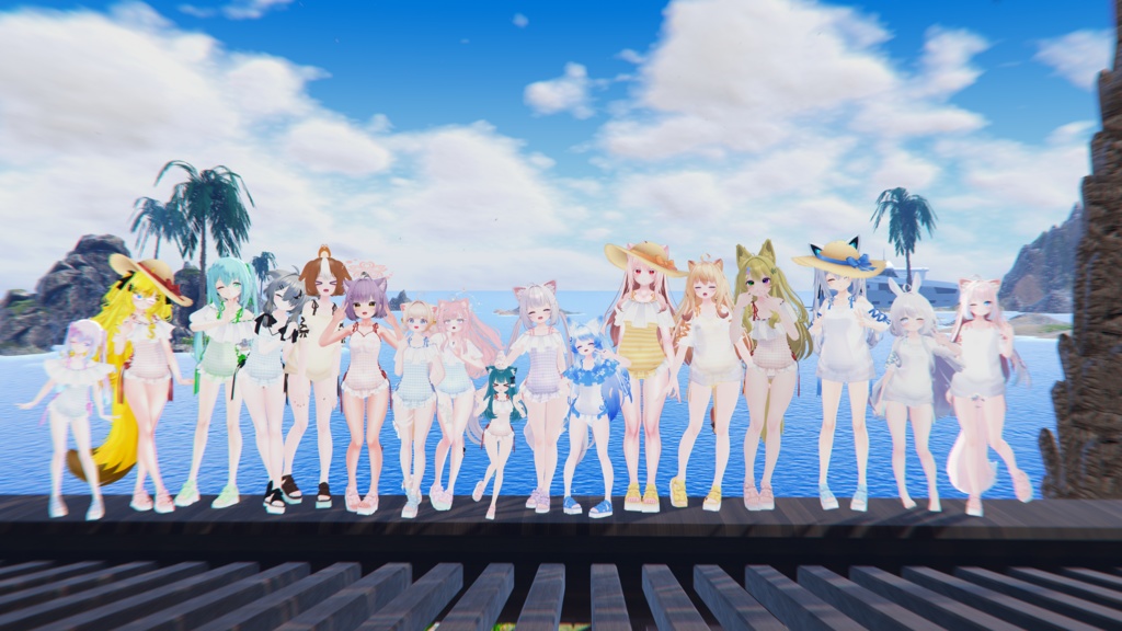 【47アバター対応】フリルワンピース水着