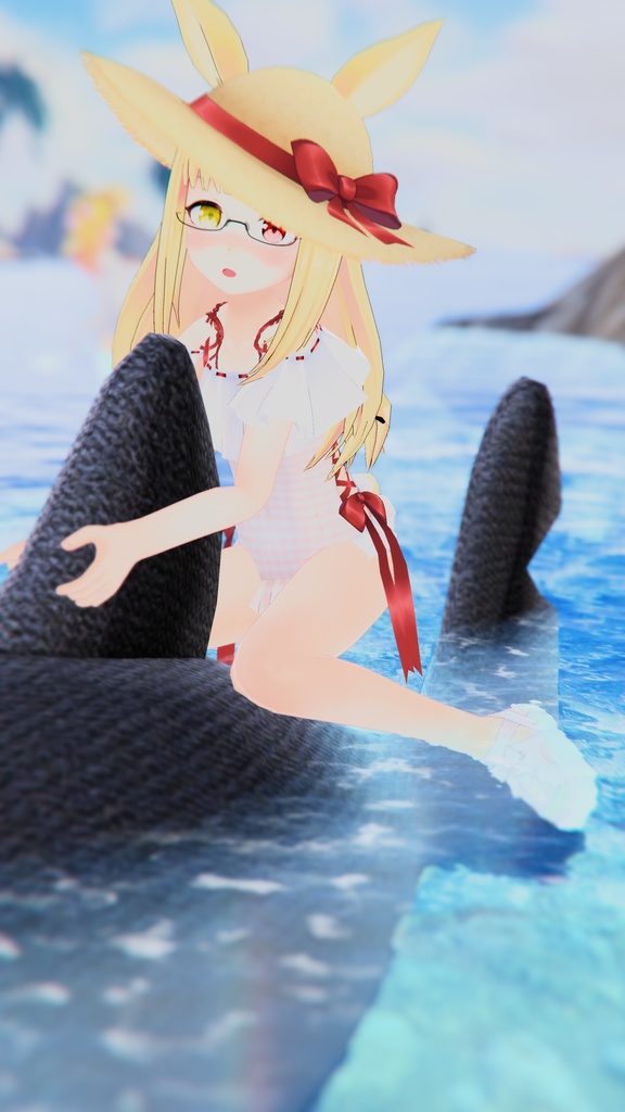 【47アバター対応】フリルワンピース水着