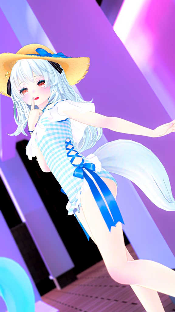 【47アバター対応】フリルワンピース水着