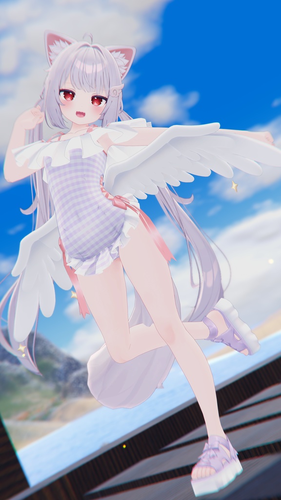 【47アバター対応】フリルワンピース水着