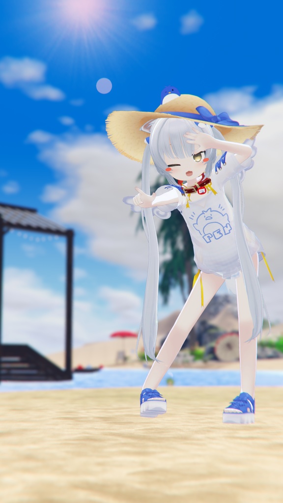 【47アバター対応】フリルワンピース水着