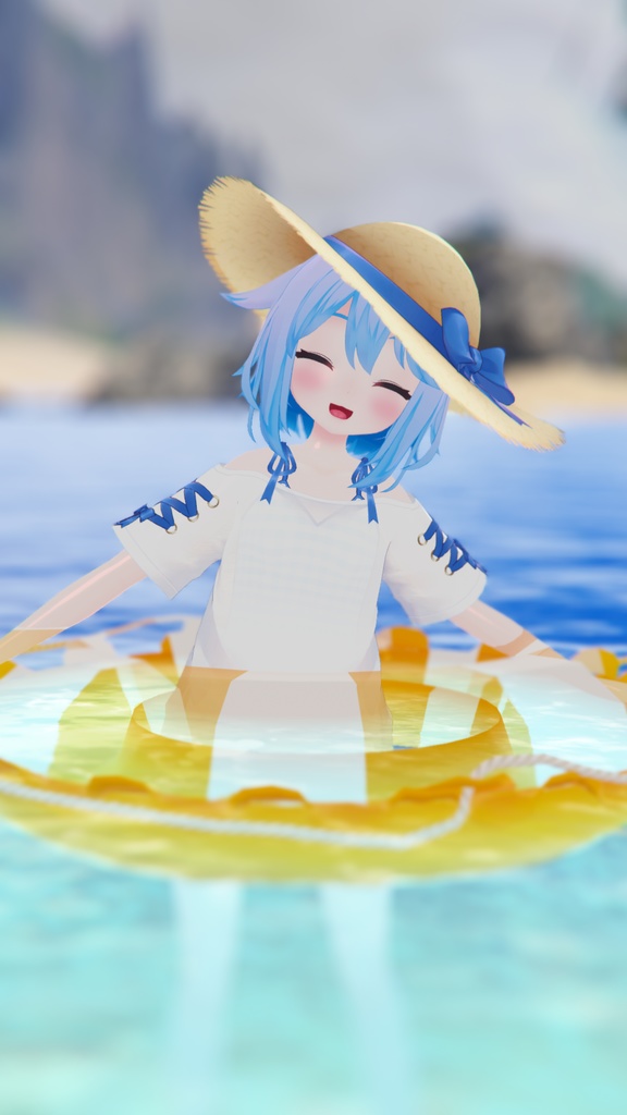 【47アバター対応】フリルワンピース水着