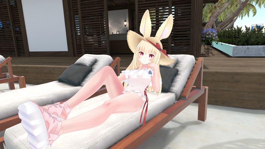 【47アバター対応】フリルワンピース水着