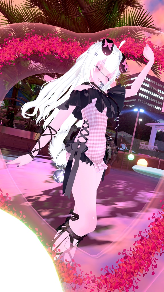 【47アバター対応】フリルワンピース水着