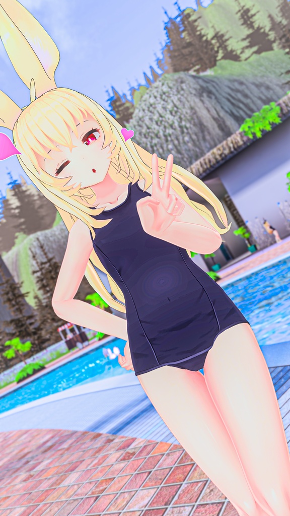 【59アバター対応】Re:旧型スクール水着