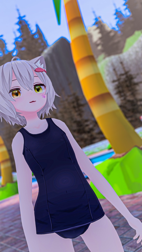 【59アバター対応】Re:旧型スクール水着