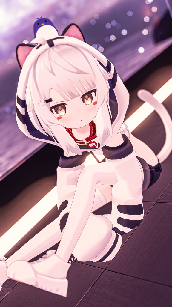 【オリジナル3Dモデル】とらのこ「ちとちゃん」